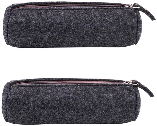 필립로지스틱 펠트 필통, 플랜 블랙, 2개입