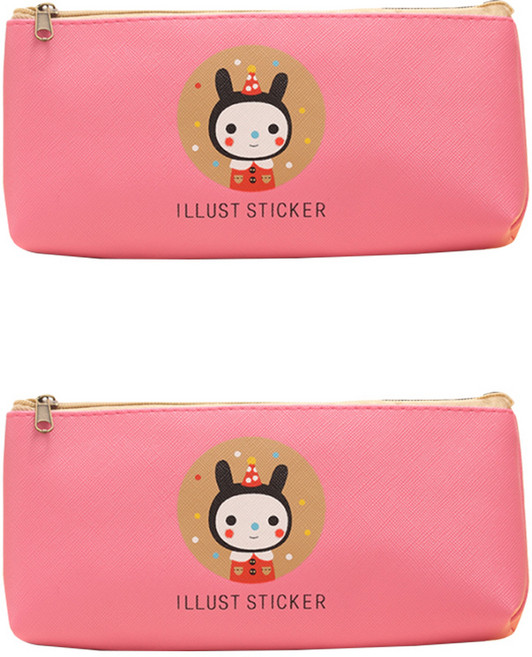 필립로지스틱 켓 필통, 핫핑크, 2개입