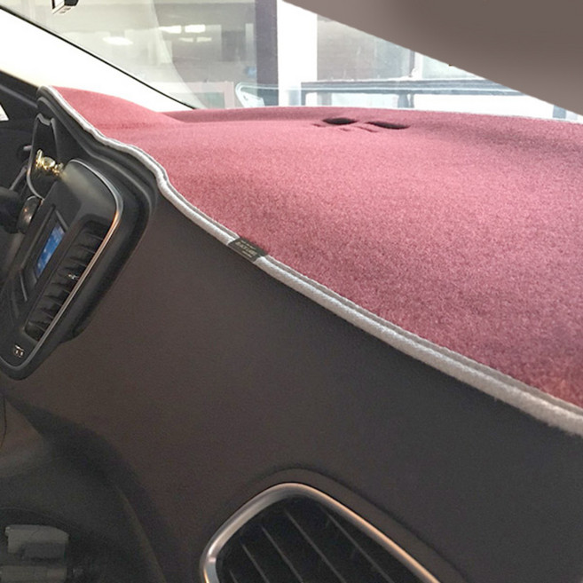 블랙라벨 펠트 라텍스 논슬립 대쉬보드커버 기아, 구형 쏘렌토 2002년~2005년, 와인 + 멜란지
