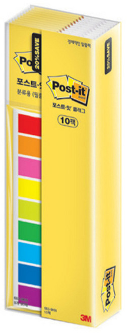 포스트잇 플래그 알뜰팩 683-9KN, 90매, 10개