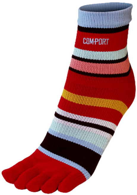 컴포트 러너스 스포츠 양말, 레드, 1개