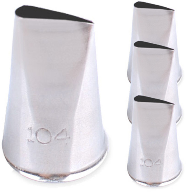 삼은 모양깍지, 104꽃잎, 4개