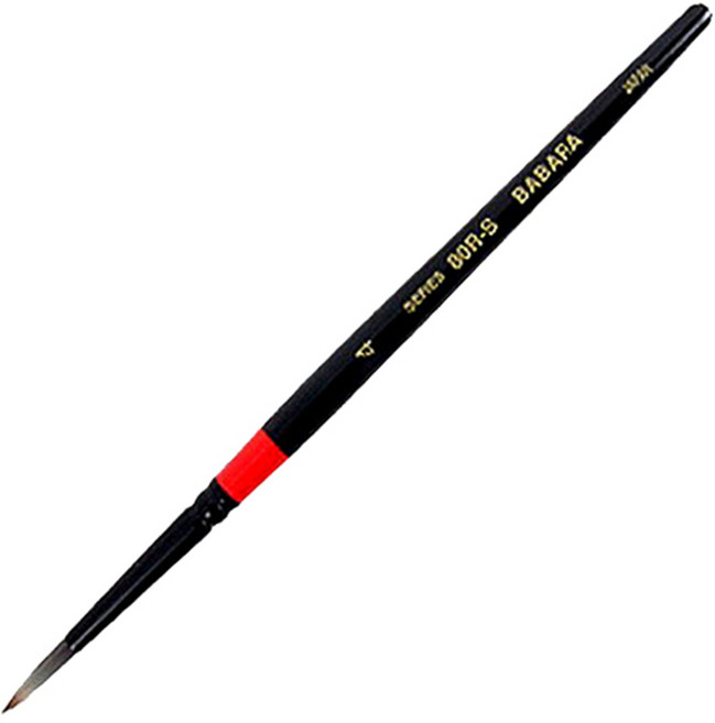 BABARA 세필붓 80R-S, 4호, 1개