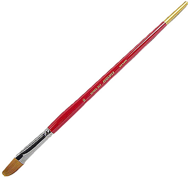 BABARA 나일론 유화 아크릴붓, 18호, 1개