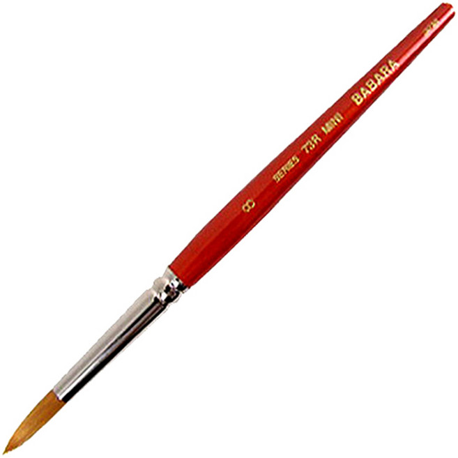 BABARA 세필붓 73R, 8호, 1개