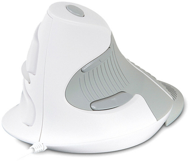 아이플렉스 휴 Ergo 버티컬 유선 마우스, VM-600, 혼합 색상