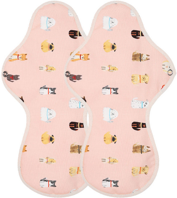 위즐리 면생리대, 오버나이트, 1개입, 2개