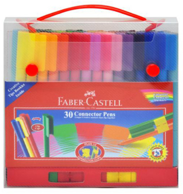 파버카스텔 커넥터 젤잉크펜 30색 155077, 혼합 색상, 1세트