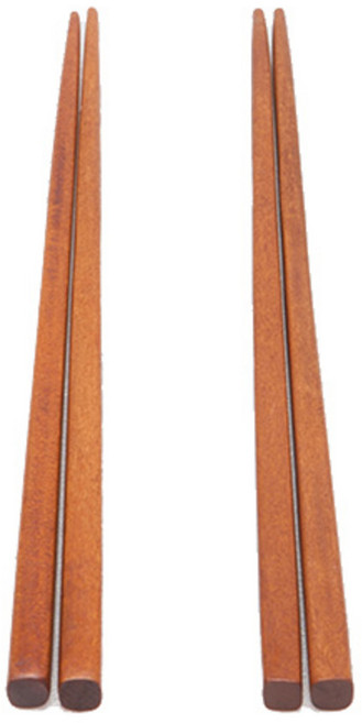 아카시아 옻칠 어른 젓가락, 1개, 젓가락 2벌