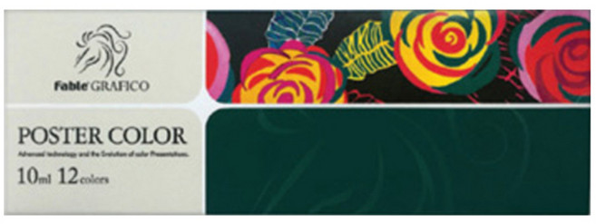 동아 파블 그라피코 포스터칼라, 10ml, 12색