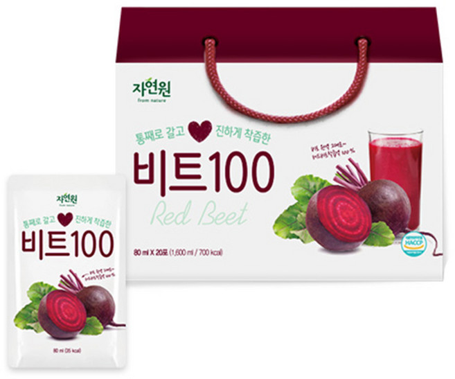자연원 비트100 착즙액, 80ml, 20개입