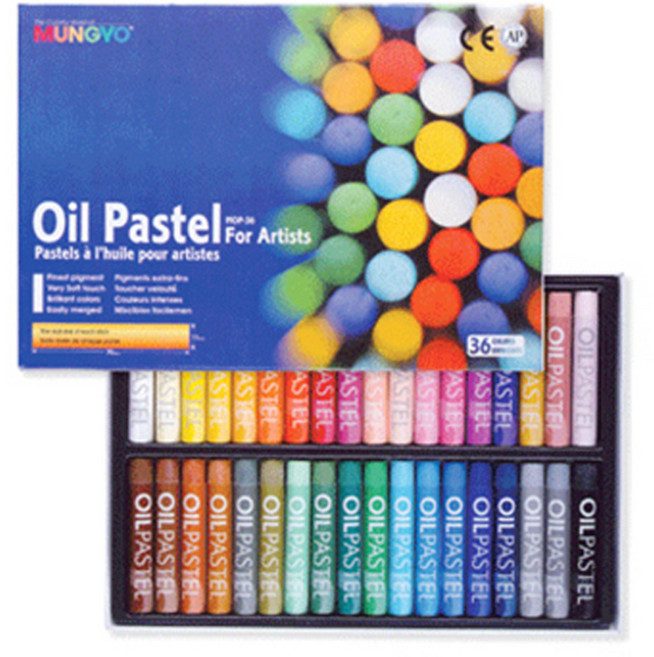문교 오일 파스텔, 36색, 1개