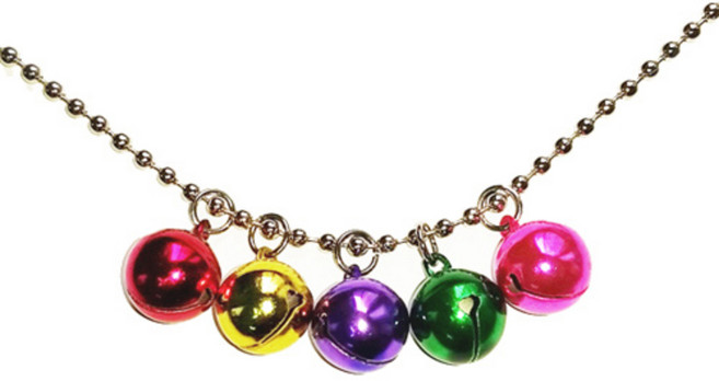 러블리펫 강아지 목걸이 큐티 방울 5p 세트, 랜덤 발송, 1세트