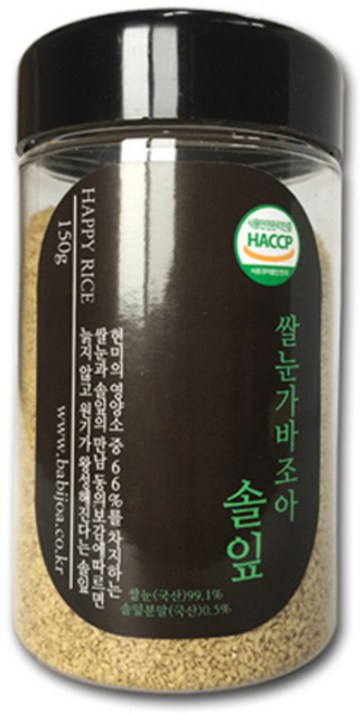 바비조아 쌀눈 가바조아 솔잎, 150g, 1개