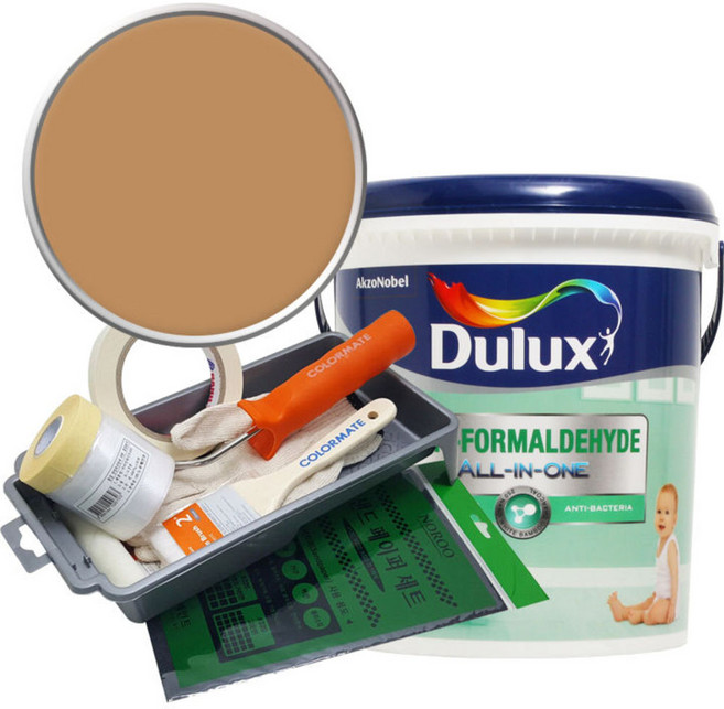 듀럭스 안티 포름알데히드 올인원 페인트 3L 세트, Autumn Tree