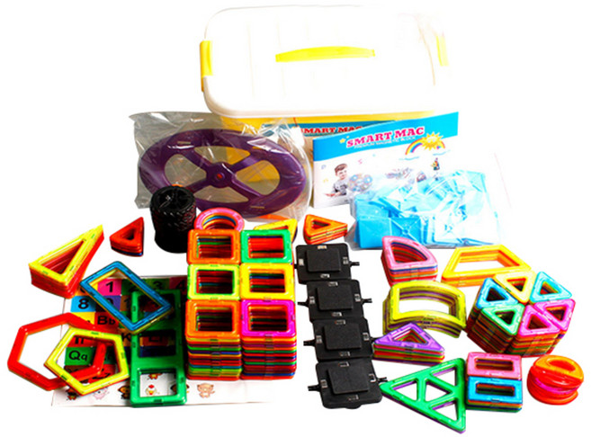 파파스토이 스마트맥 프리미엄 자석블록 316p + 플라스틱정리함 + 가이드북, 혼합색상, 1개