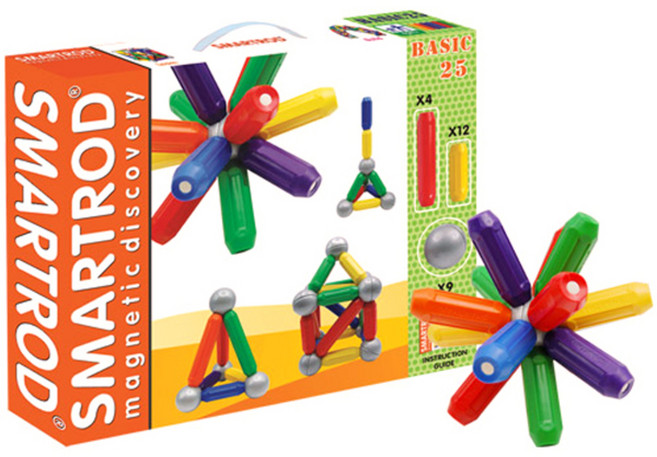 스마트로드 파파스토이 자석블록 25p, 혼합 색상, 1개