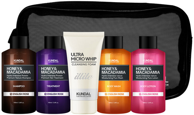 쿤달 여해용세트 5종 잉글리시로즈향 B타입, 1세트