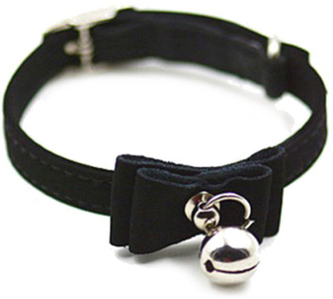 고양이 방울목걸이, 검정, 1개