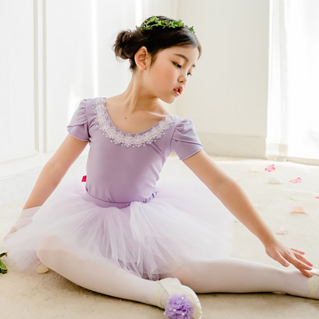 aterre Ballet 女童短袖+芭蕾舞短裙套裝 ATB-6713