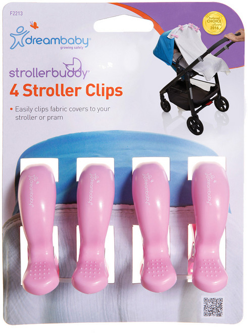 드림베이비 유모차 클립, 핑크, 1개