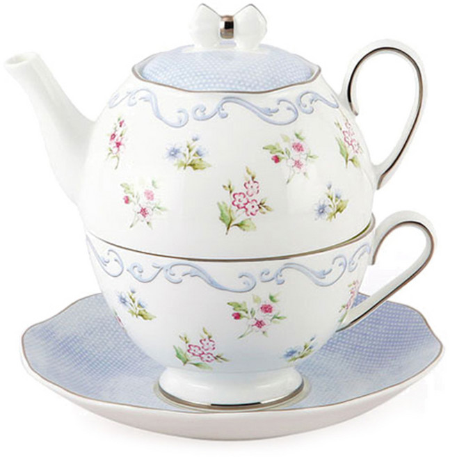 ZEN 린넨플라워 티포원세트, 1세트