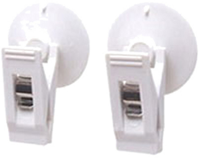 SEBTER 차량용 만능집게 화이트, 2개