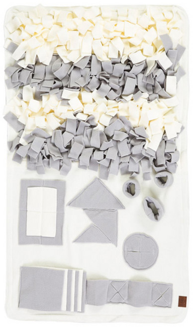 딩동펫 애견용 노즈워크 마약담요 대형, 크림, 1개