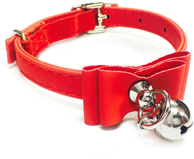 고양이 방울 목걸이, 빨강, 1개