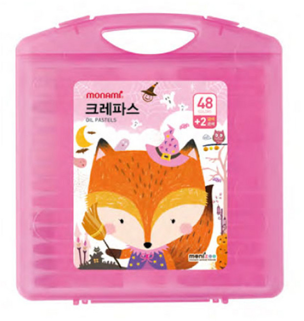 모나미 모니주 크레파스, 50색, 1개