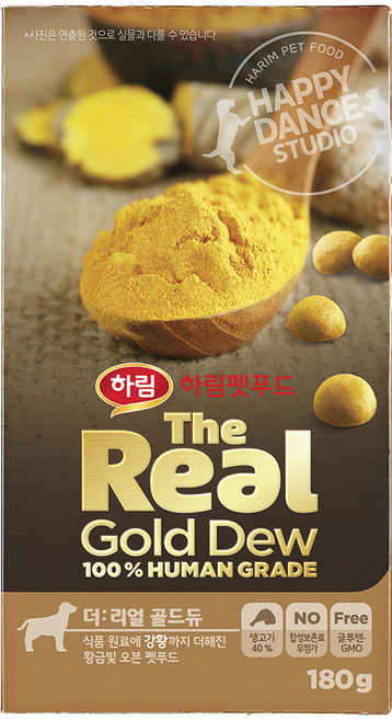 하림펫푸드더리얼 강아지 골드듀 건식사료, 닭, 180g, 1개