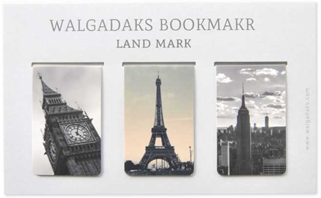 왈가닥스 마그네틱 북마크 3p, 랜드마크, 1세트