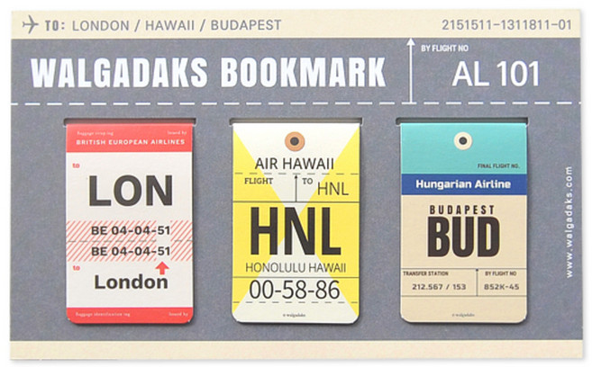 왈가닥스 마그네틱 북마크 3p, 에어라인 AL101, 1세트