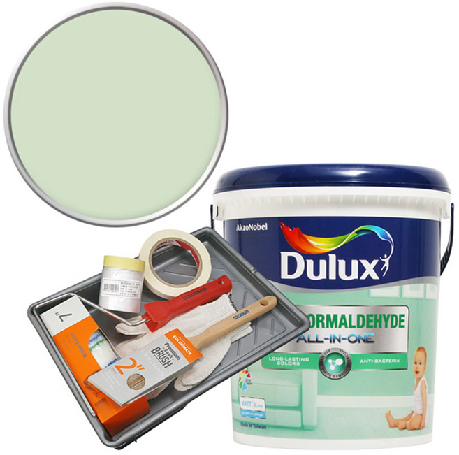 듀럭스 안티 포름알데히드 페인트 세트, Nature Mist, 3L