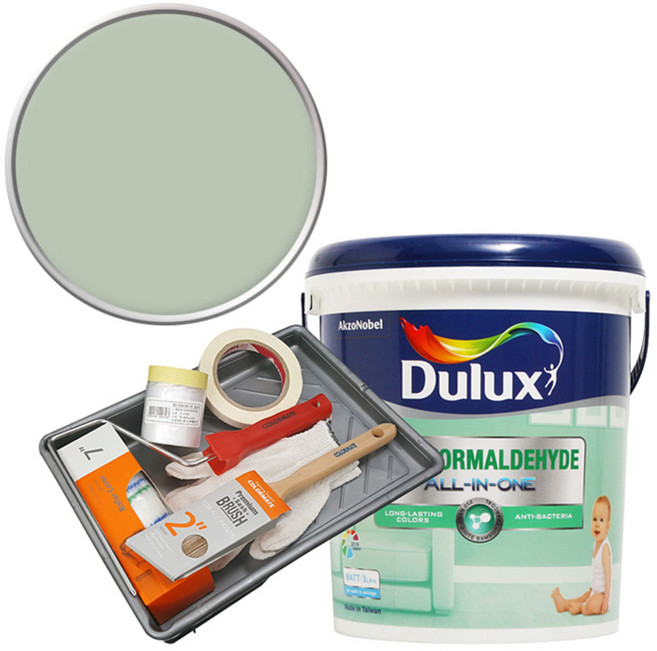 듀럭스 안티 포름알데히드 페인트 세트, Apple Grove, 3L