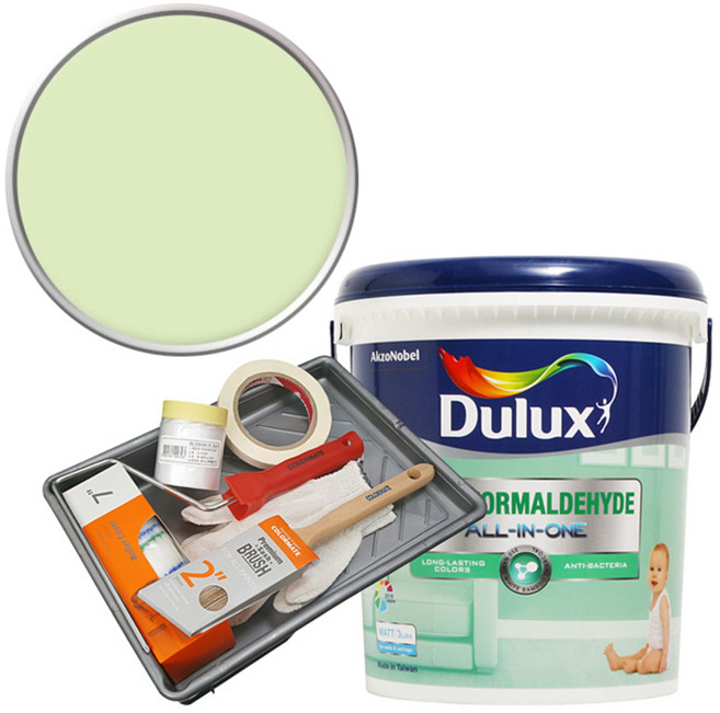 듀럭스 안티 포름알데히드 페인트 세트, Misty Meadows, 3L