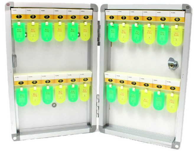 오에이데스크 열쇠보관함 B타입 + 컬러키홀더 24p 세트, 1세트