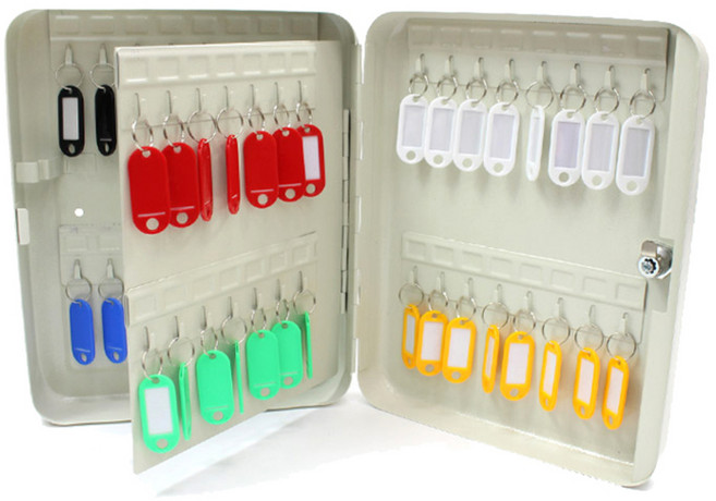 오에이데스크 열쇠보관함 A타입 + 컬러키홀더 60p 세트, 1세트