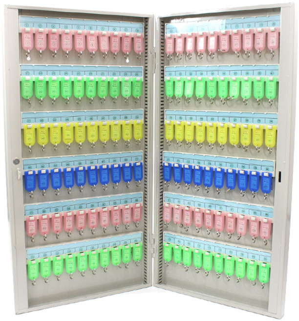 오에이데스크 열쇠보관함 B타입 + 컬러키홀더 120p 세트, 1세트