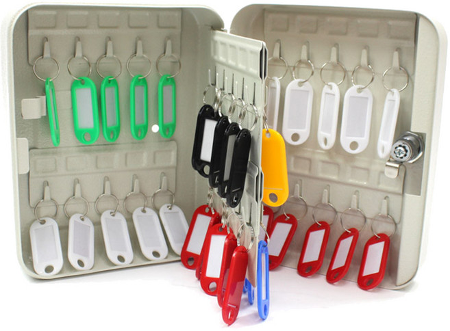 오에이데스크 열쇠보관함 A타입 + 컬러키홀더 40p 세트, 1세트