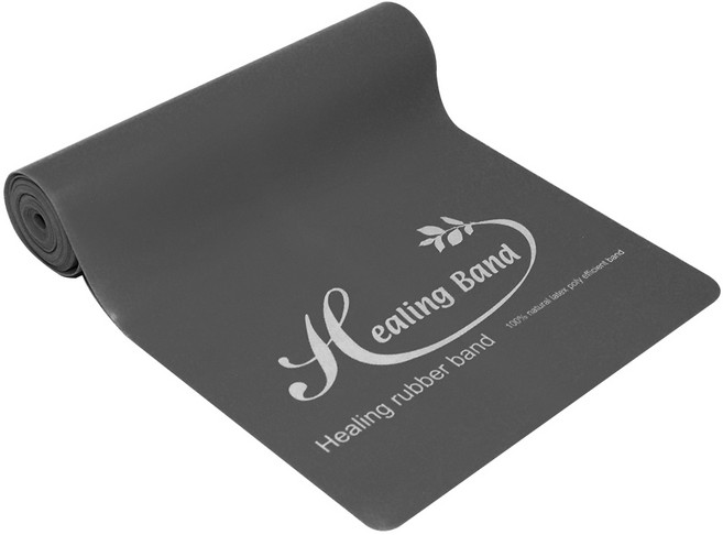 고무나라 라텍스 요가밴드, 차콜, 1개