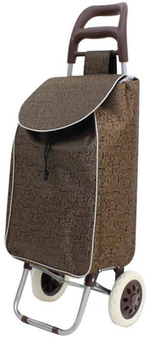 프리미엄 쇼핑카트, 패턴브라운, 1개