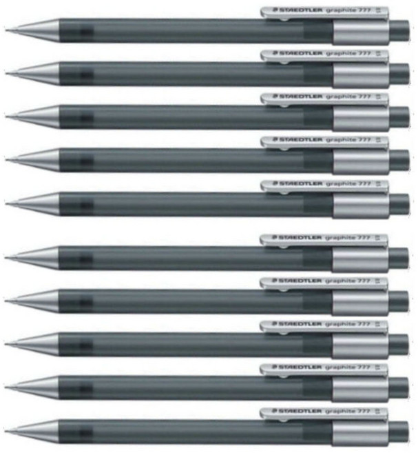 스테들러 그라파이트 777 샤프 회색, 0.5mm, 10개