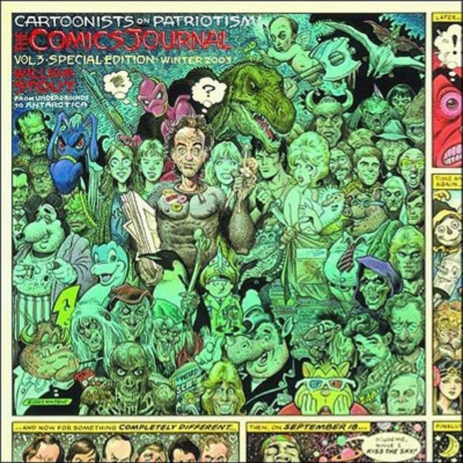 The Comics Journal Special Edition: Cartoonists on Patriotism Paperback, Fantagraphics Books