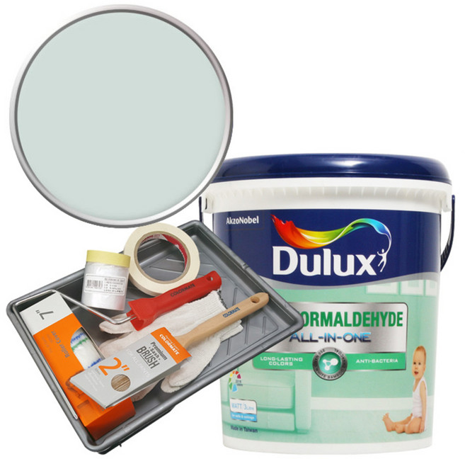듀럭스 안티 포름알데히드 올인원 페인트 세트, Autumn Mist, 3L, 1개