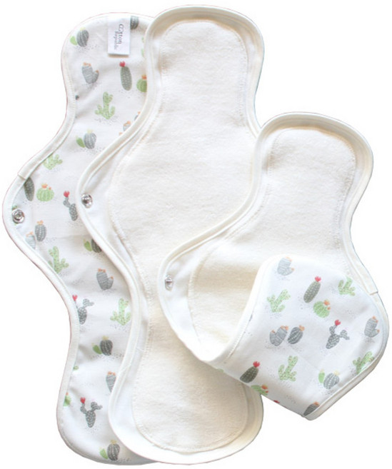 코튼리퍼블릭 아덴트러브 날개형 순면생리대 대형, 오버나이트, 3개입, 1개