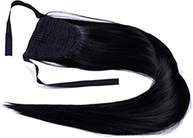 뷰티팝 내추럴 컬러 스트레이트 뒷머리 가발, 12, 1개