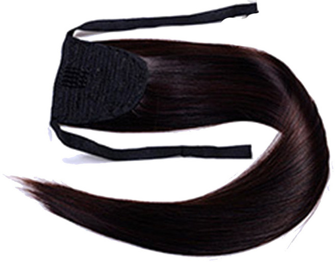 뷰티팝 내추럴 컬러 스트레이트 뒷머리 가발, 15, 1개