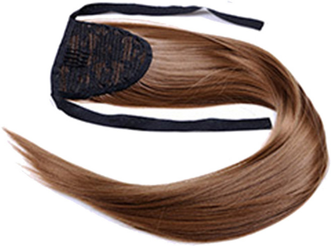 뷰티팝 내추럴 컬러 스트레이트 뒷머리 가발, 4, 1개