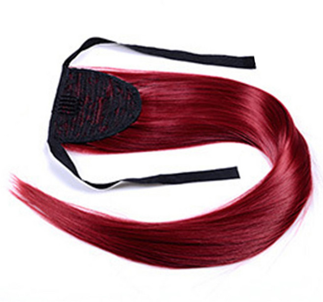 뷰티팝 내추럴 컬러 스트레이트 뒷머리 가발, 13, 1개